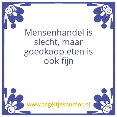 Tegeltje: –