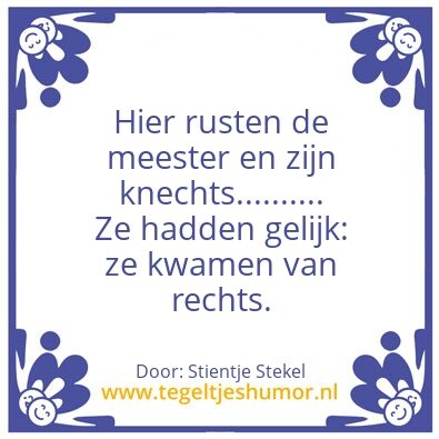 Tegeltje: zerk