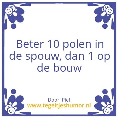 Tegeltje: Polen