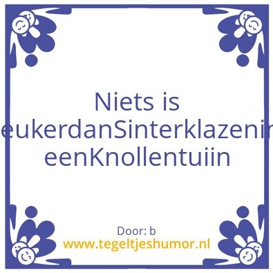 Tegeltje: a