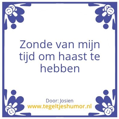 Tegeltje: Tijd