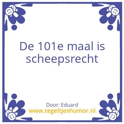 Tegeltje: Eduard