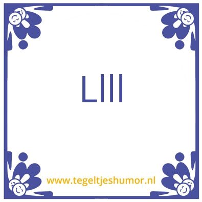 Tegeltje: Naam