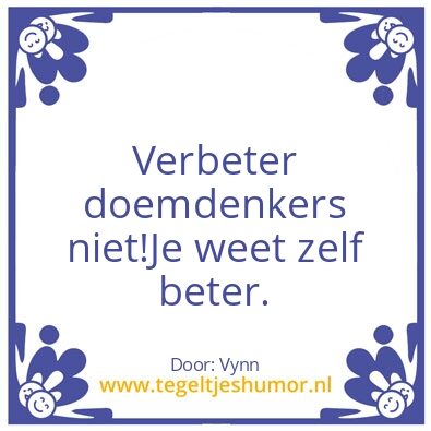 Tegeltje: spreuken