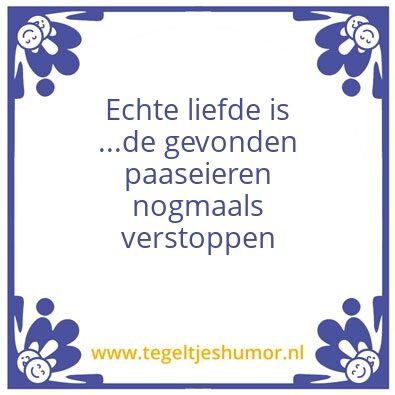 Tegeltje: Pasen