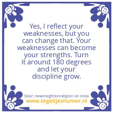 Tegeltje: It is all on you.