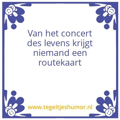 Tegeltje: Routekaart