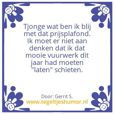 Tegeltje: Ik ben Gerrit.
