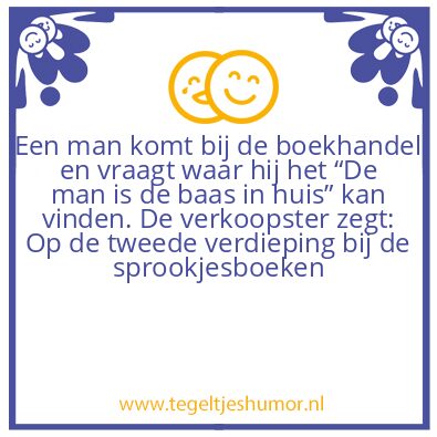 Tegeltje: Sprookje