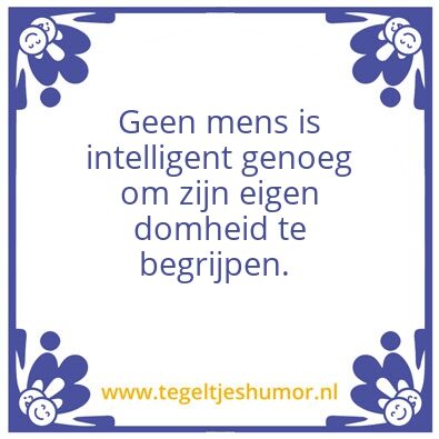 Tegeltje: IQ