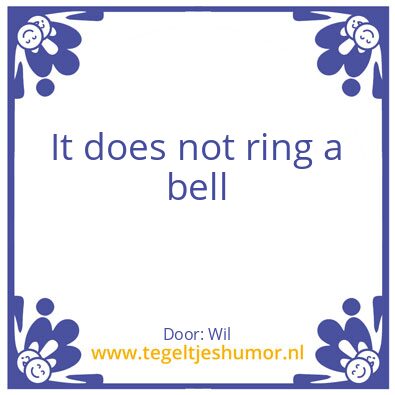 Tegeltje: Tea