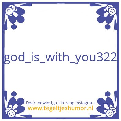 Tegeltje: In Jesus Name.