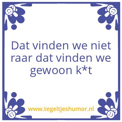 Tegeltje: test