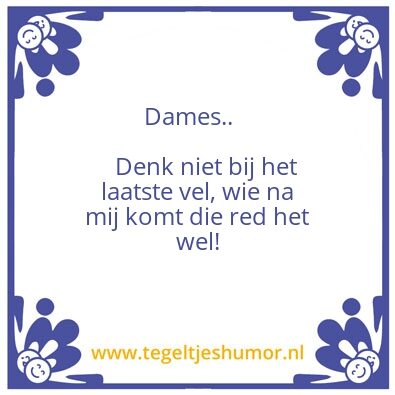 Tegeltje: Tuimelaar