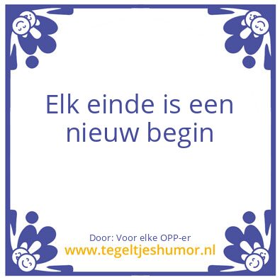 Tegeltje: Doe er je voordeel mee