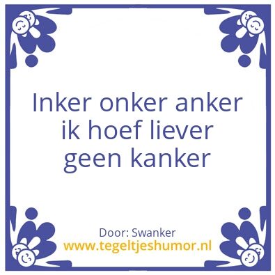 Tegeltje: Eng