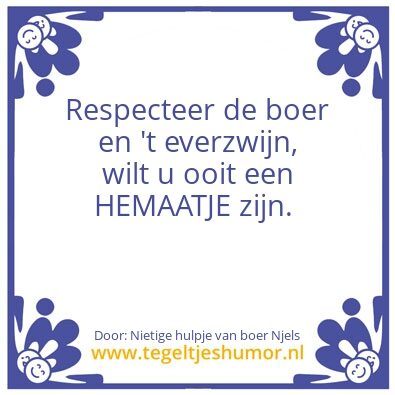 Tegeltje: Geluk