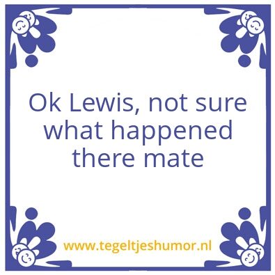 Tegeltje: Lewis