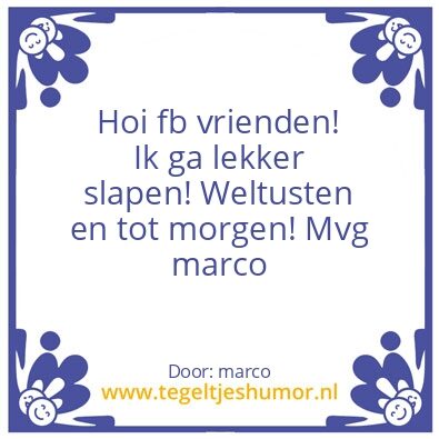 Tegeltje: facebook!