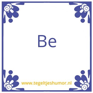 Tegeltje: Eens op het internet
