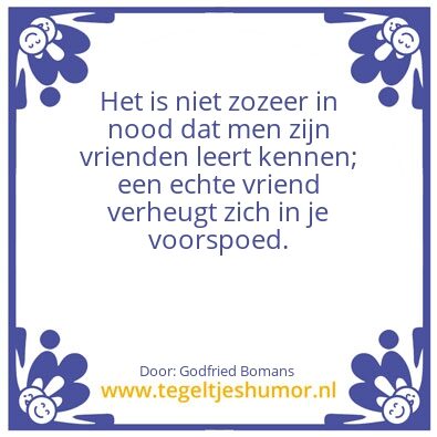 Tegeltje: Vriendschap