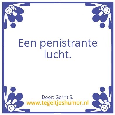 Tegeltje: Ik ben Gerrit.