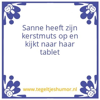 Tegeltje: Sanne Kuipers