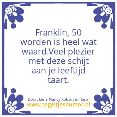 Tegeltje: .
