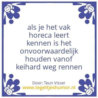 Tegeltje: gastvrijheid