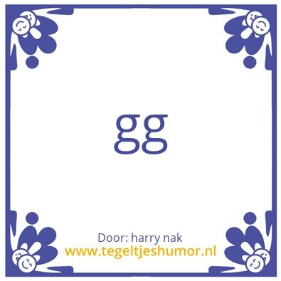 Tegeltje: f