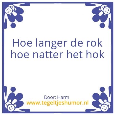 Tegeltje: rok