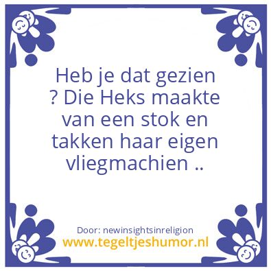 Tegeltje: Heb je gezien