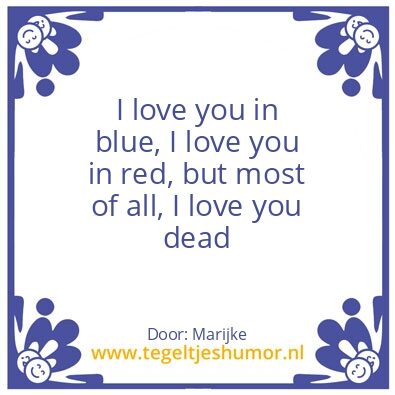 Tegeltje: spreuk