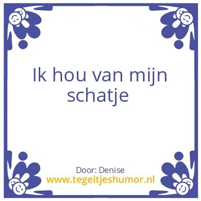 Tegeltje: liefde