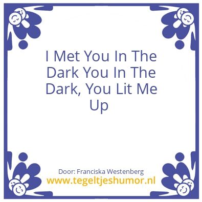 Tegeltje: liedje