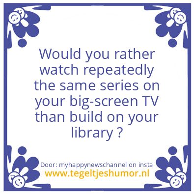 Tegeltje: Would You Rather ?