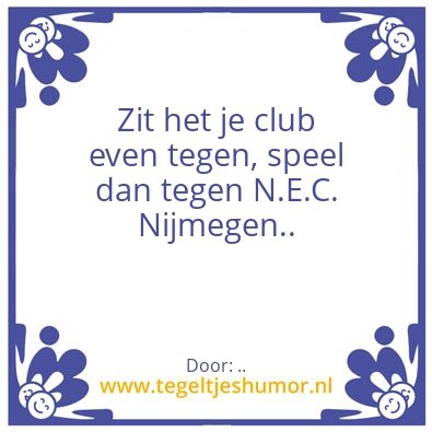 Tegeltje: ..