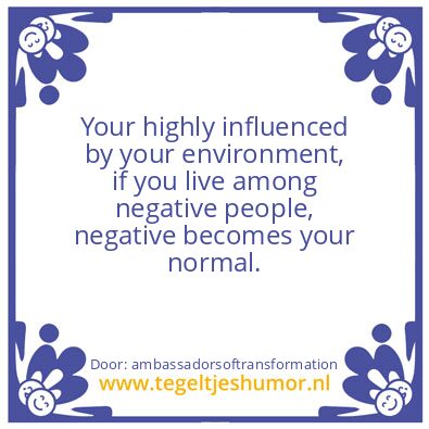 Tegeltje: highly influenced