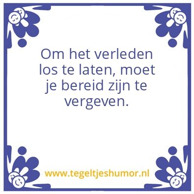 Tegeltje: Los te laten