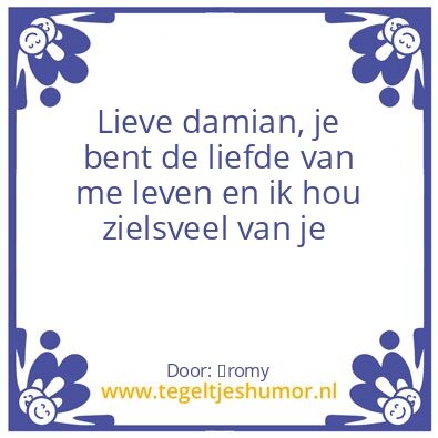 Tegeltje: Liefde