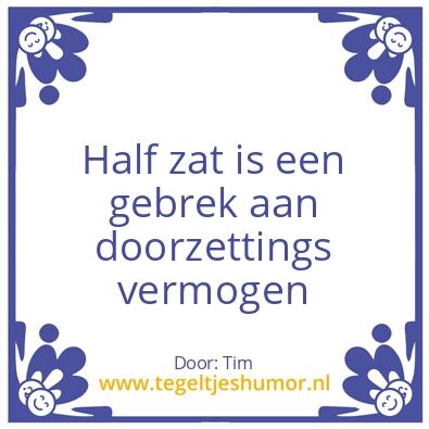 Tegeltje: Hoi