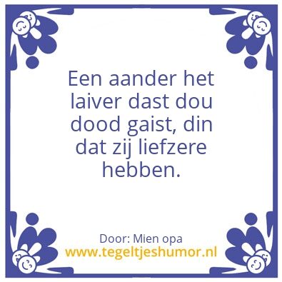 Tegeltje: Opa