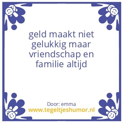 Tegeltje: gelukkig