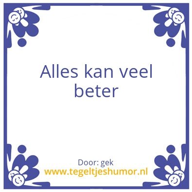 Tegeltje: Tegelspreuk