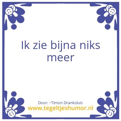 Tegeltje: Tegeltje