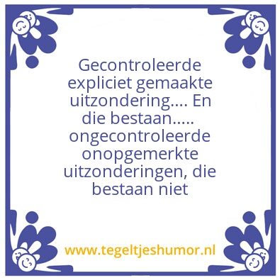 Tegeltje: AB Humor