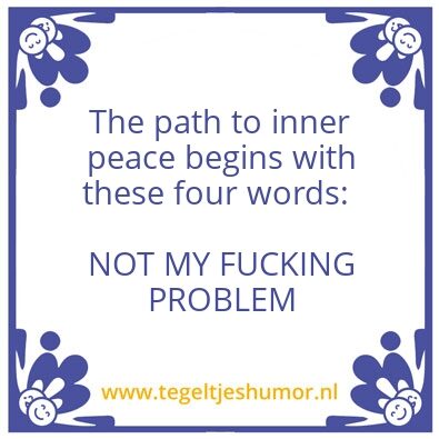 Tegeltje: Peace