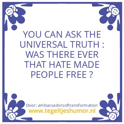 Tegeltje: YOU CAN ASK