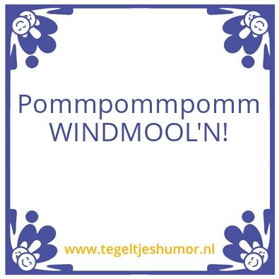 Tegeltje: Nalanta fans