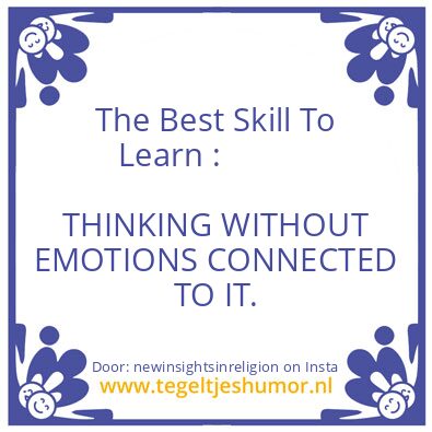 Tegeltje: Real Thinking